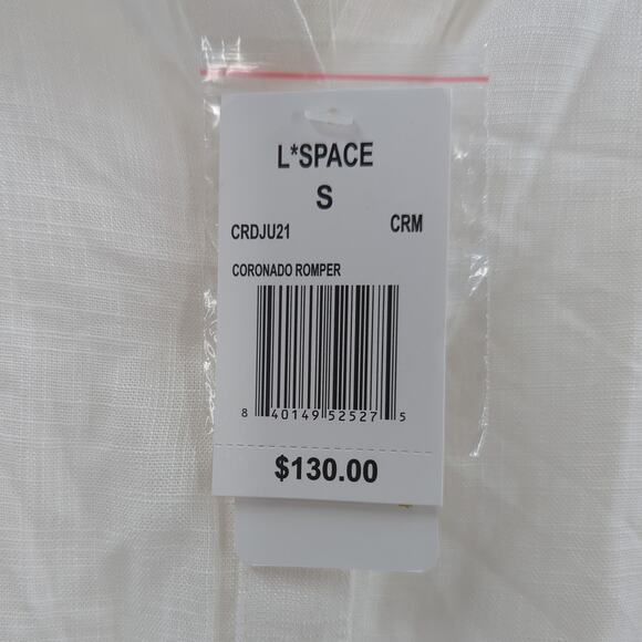 L*Space Coronado Romper In Cream Small - Picture 9 of 10